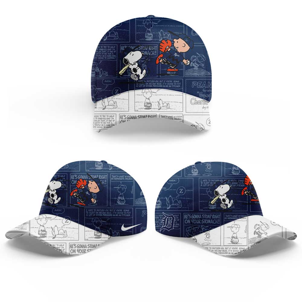 Detroit Tigers 75th Anniversary of Peanuts Baseball Jersey