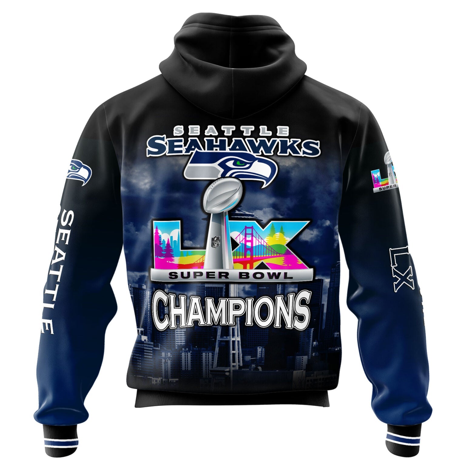 Seattle Seahawks Super Bowl LX Champions Limited Edition Hoodie