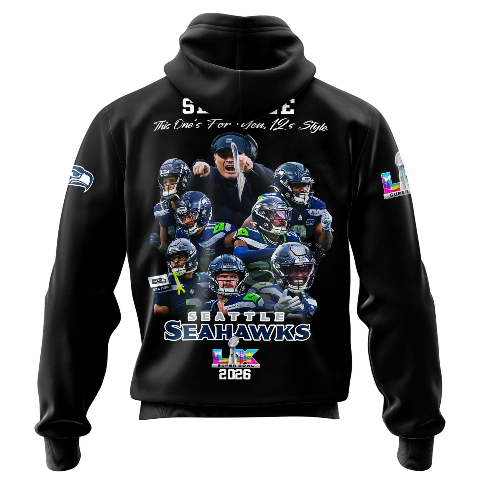 Seattle Seahawks Super Bowl LX Champions Limited Edition Hoodie
