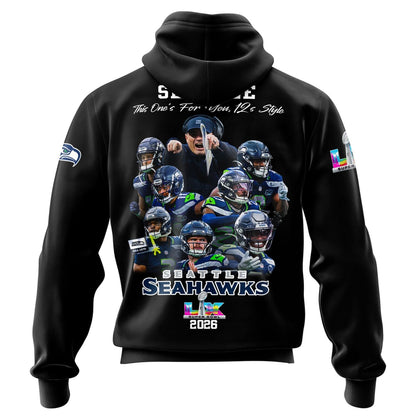 Seattle Seahawks Super Bowl LX Champions Limited Edition Hoodie