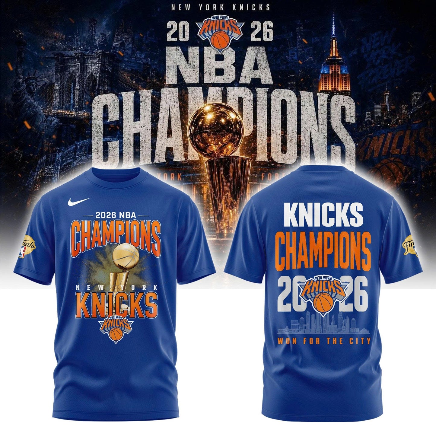 New York Knicks Basketball NBA Rings Champions Tshirt | PI83