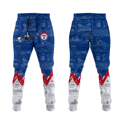 Texas Rangers 75th Anniversary of Peanuts Hoodie
