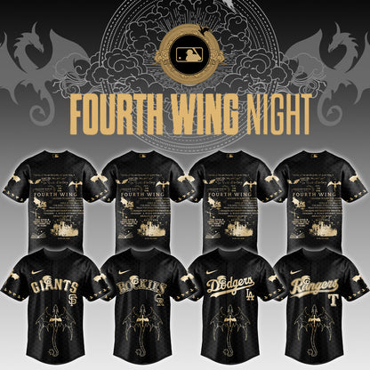MLB ALL TEAMS x Fourth Wing Night Jersey | VJ88