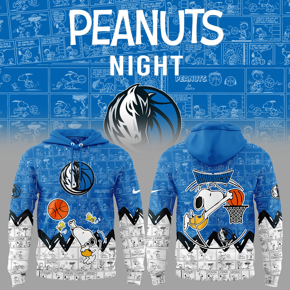 Dallas Mavericks 75th Anniversary of Peanuts Hoodie