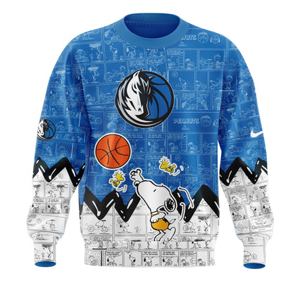 Dallas Mavericks 75th Anniversary of Peanuts Sweatshirt
