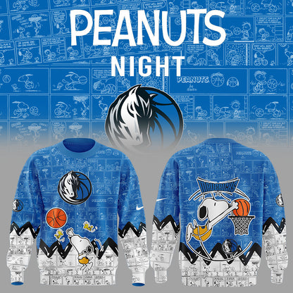 Dallas Mavericks 75th Anniversary of Peanuts Sweatshirt