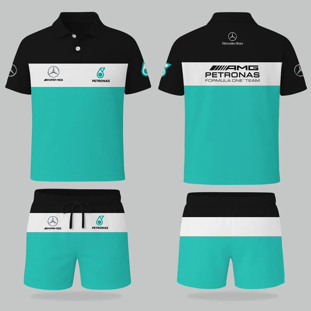 High Quality Men's Mercedes Polo Set MERCEDES-PO+STK-MR01498719