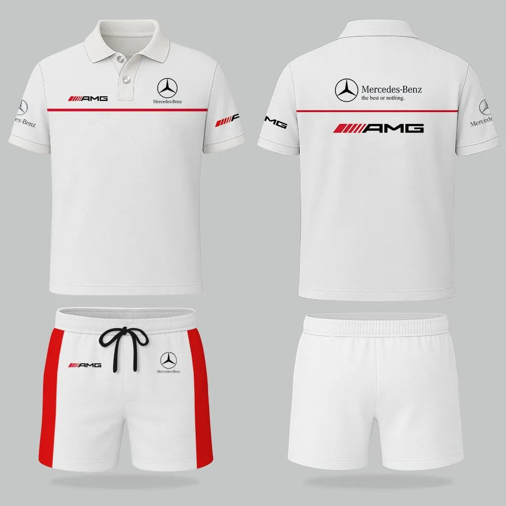 High Quality Men's Mercedes Polo Set MERCEDES-PO+STK-MR01498703