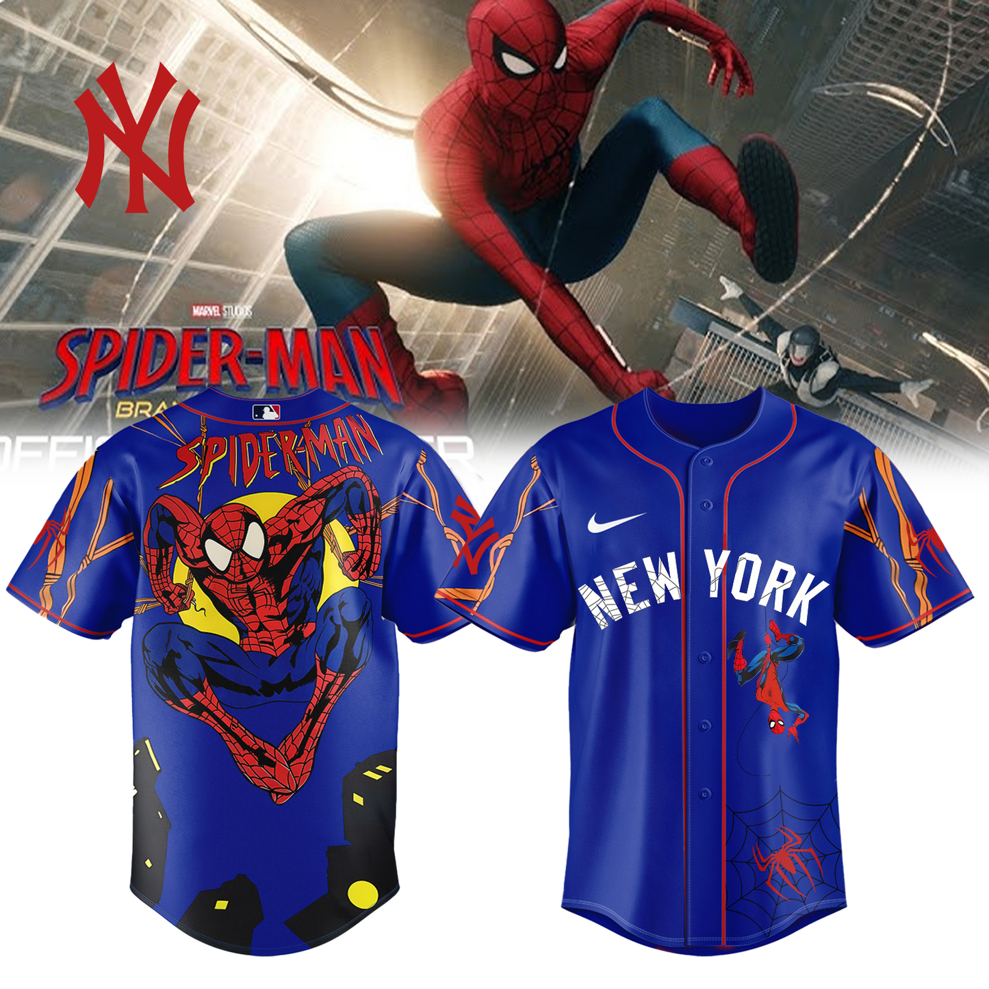 MLB ALL TEAM x Spider Man: Brand New Day Jersey | DN22