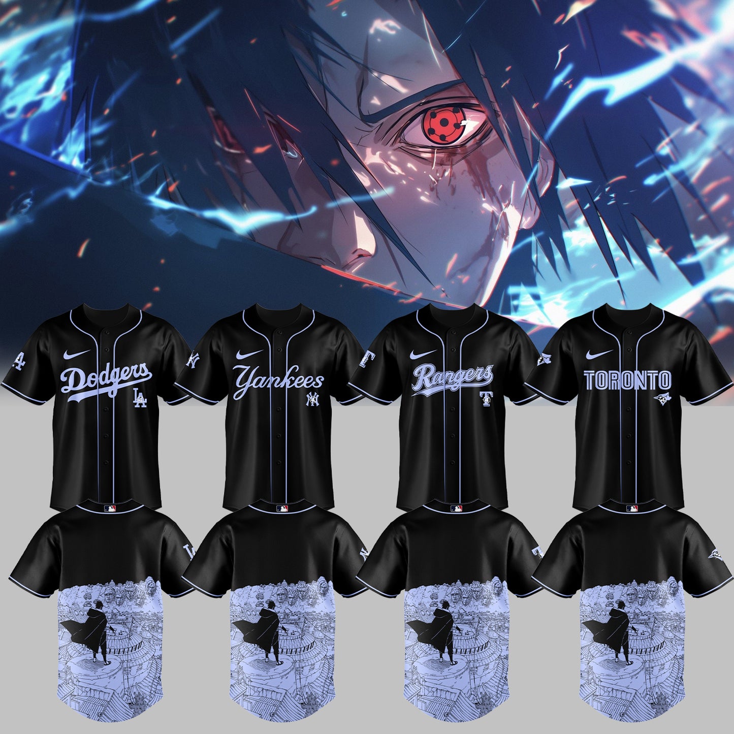 MLB ALL TEAM x Naruto "Sasuke" Limited Jersey | XO35