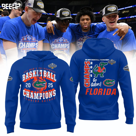 Florida Gators 2025 SEC Men’s Basketball Conference Tournament Champions Hoodie