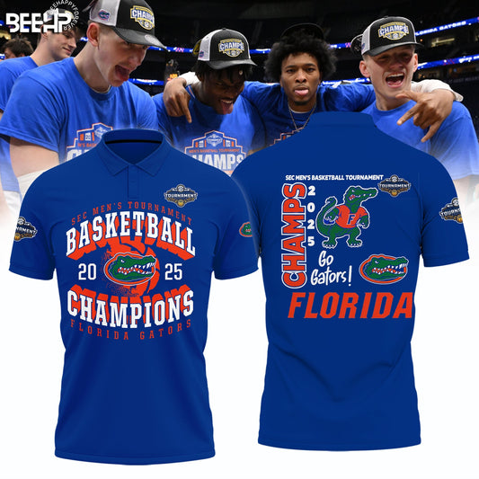 Florida Gators 2025 SEC Men’s Basketball Conference Tournament Champions Polo