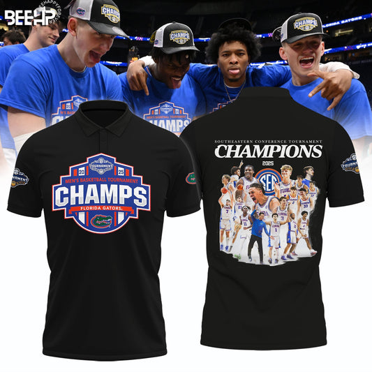 Florida Gators 2025 SEC Men’s Basketball Conference Tournament Champions Polo