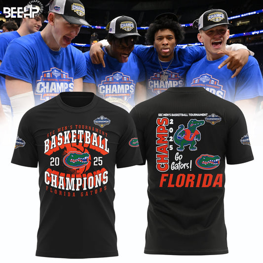 Florida Gators 2025 SEC Men’s Basketball Conference Tournament Champions Shirt