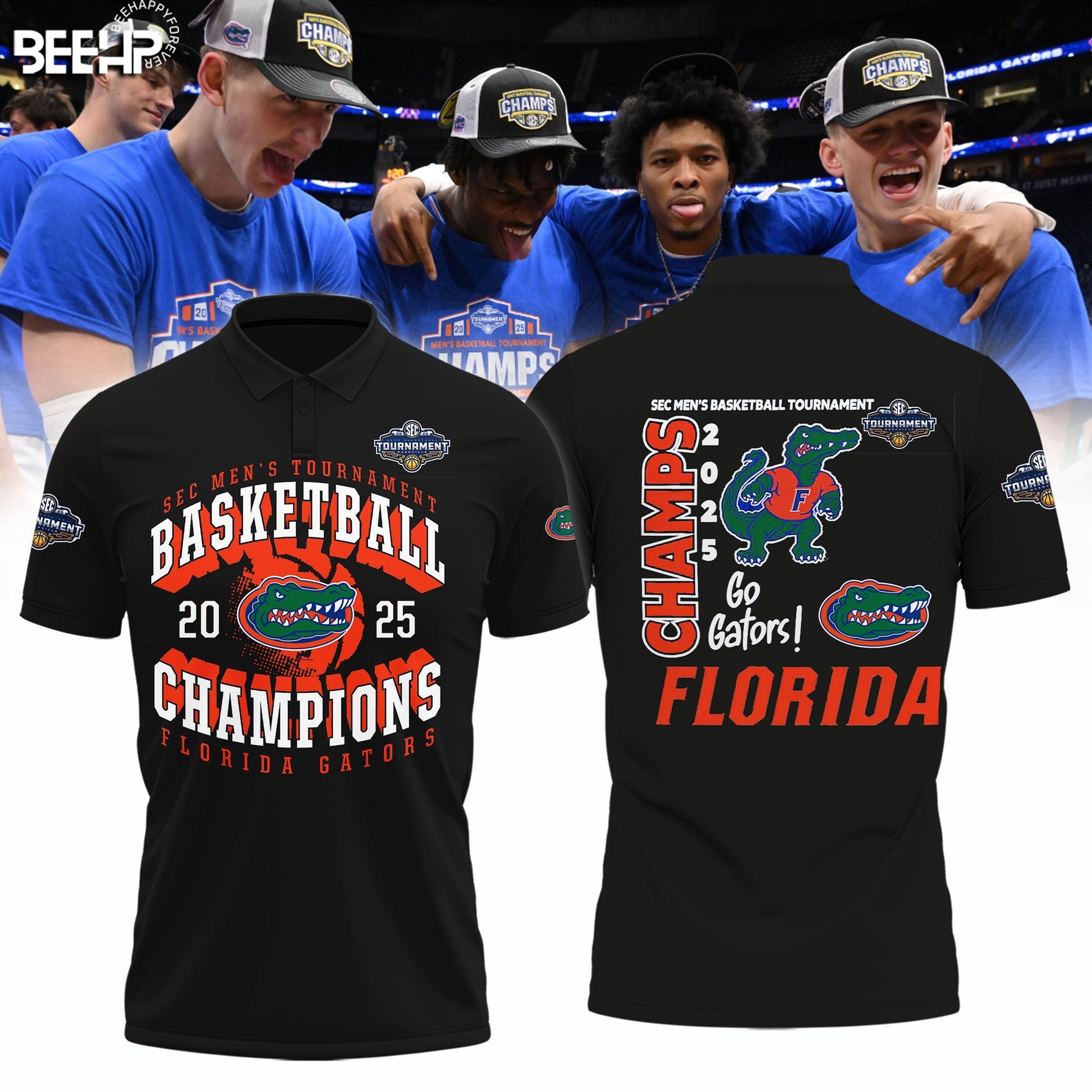 Florida Gators 2025 SEC Men’s Basketball Conference Tournament Champions Polo