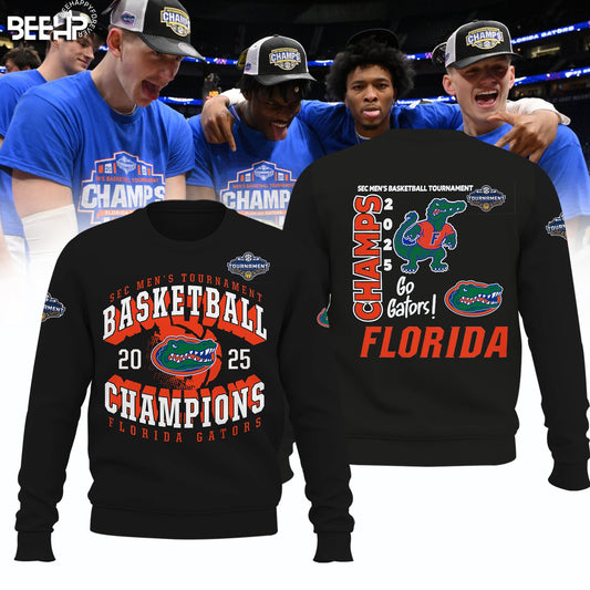 Florida Gators 2025 SEC Men’s Basketball Conference Tournament Champions Sweatshirt