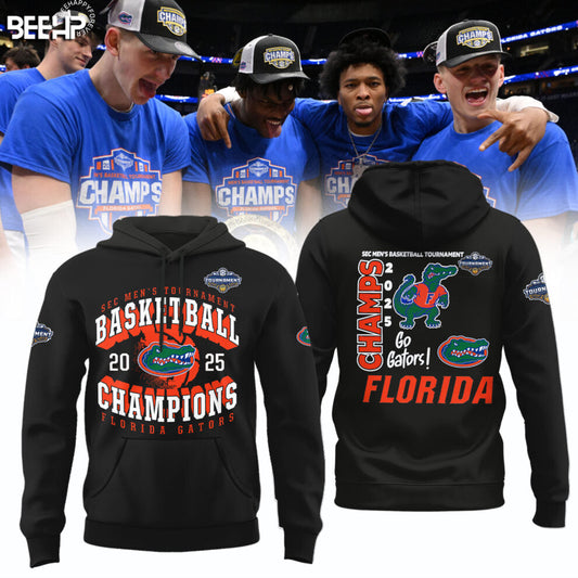 Florida Gators 2025 SEC Men’s Basketball Conference Tournament Champions Hoodie