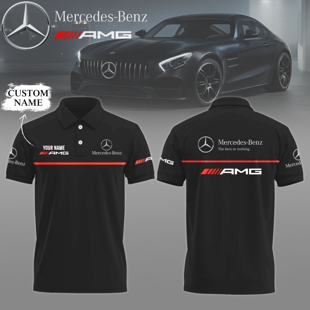 High Quality Customized Men's Mercedes Polo Shirt