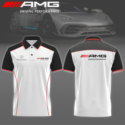 High Quality Men's Mercedes Polo Shirt