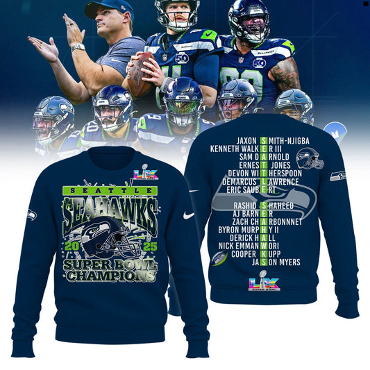 Seattle Seahawks Super Bowl LX Champions Limited Edition Sweatshirt