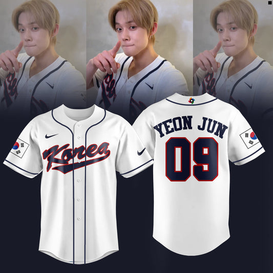 Yeon-Jun Korea Baseball 2026 World Baseball Classic Limited Edition Baseball Jersey