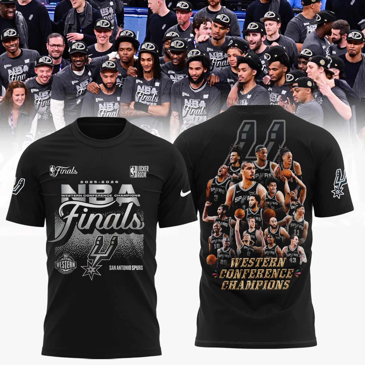 Limited Edition San Antonio Spurs Western Conference Champions Shirt | JB98