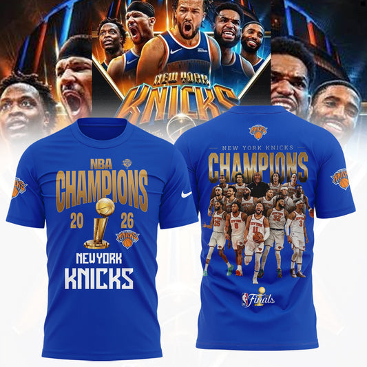 New York Knicks 2026 NBA Finals Champions T-Shirt | XV86