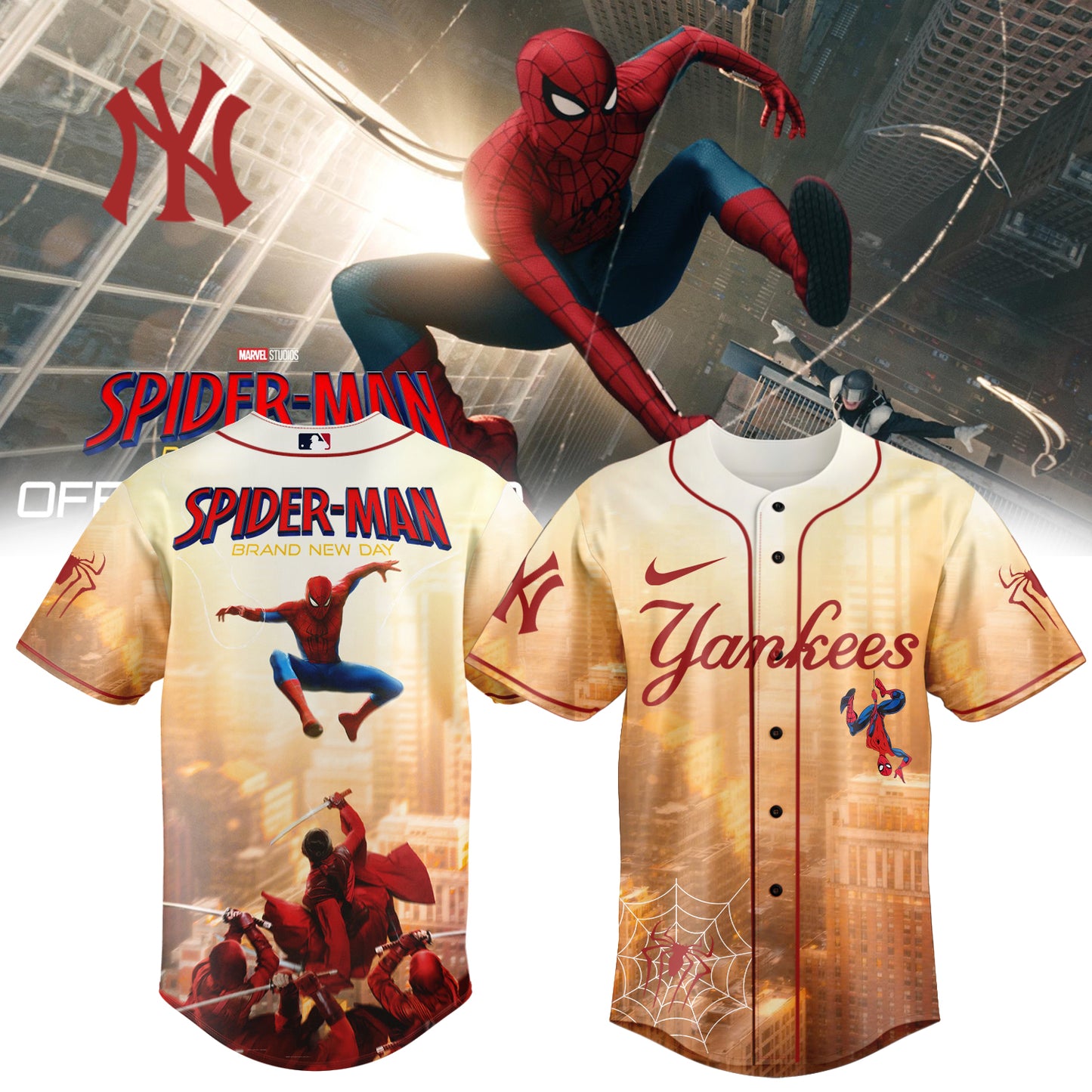 MLB ALL TEAM x Spider Man: Brand New Day Jersey | ZO58
