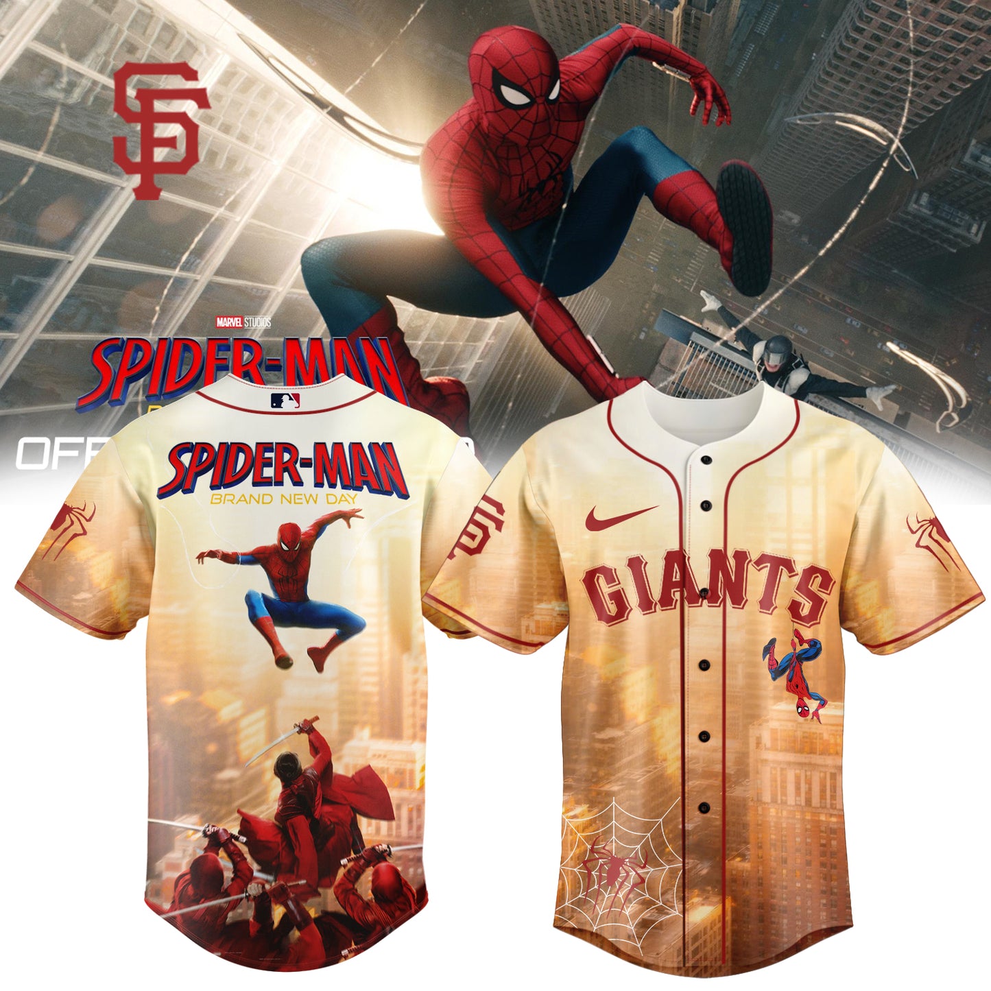 MLB ALL TEAM x Spider Man: Brand New Day Jersey | ZO58