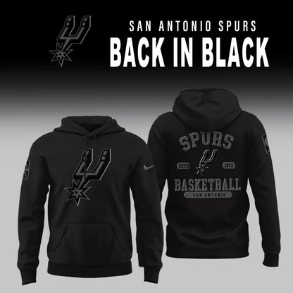 San Antonio Spurs Back in Black Limited Edition Shirt | AP42
