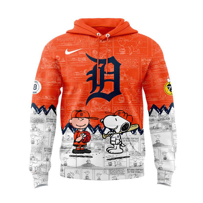 Detroit Tigers 75th Anniversary of Peanuts Hoodie