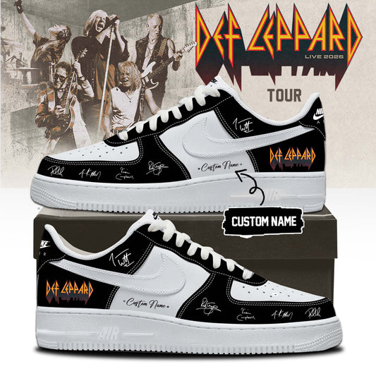 Def Leppard Live 2026 Limited Edition Signature Shoes 6 - Merchandise Collection