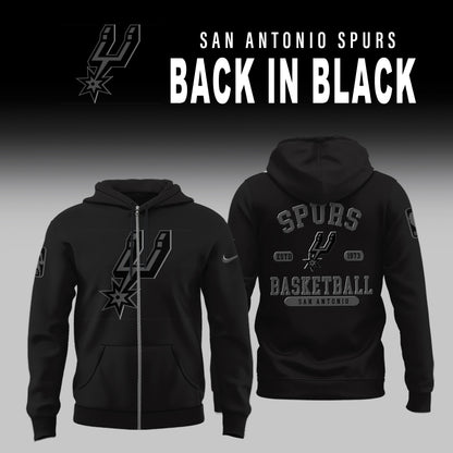 San Antonio Spurs Back in Black Limited Edition Shirt | AP42