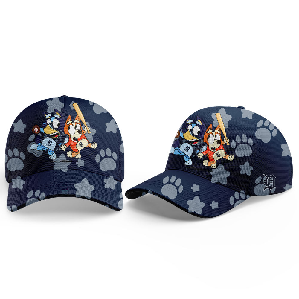 Detroit Tigers x Bluey and Bingo Hoodie
