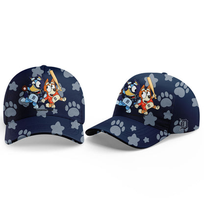Detroit Tigers x Bluey and Bingo Hoodie