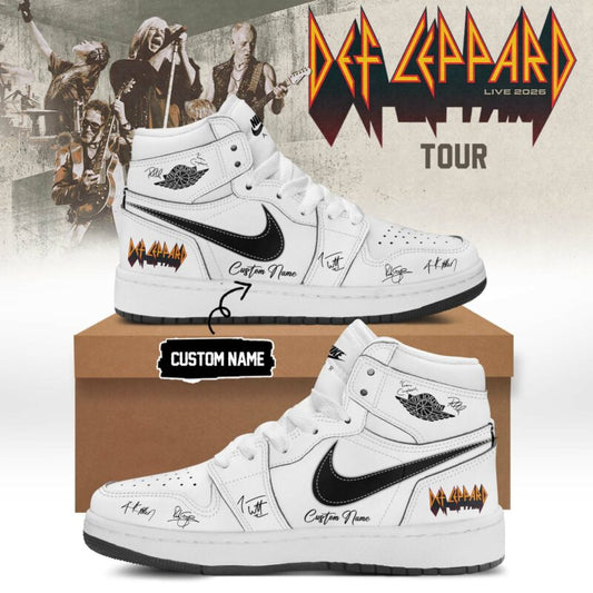 Def Leppard Live 2026 Limited Edition Signature Shoes 9 - Concert Collection