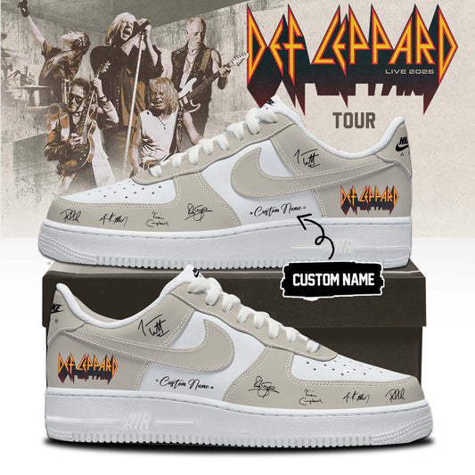 Def Leppard Live 2026 Limited Edition Signature Shoes 1 - Fan Sneakers