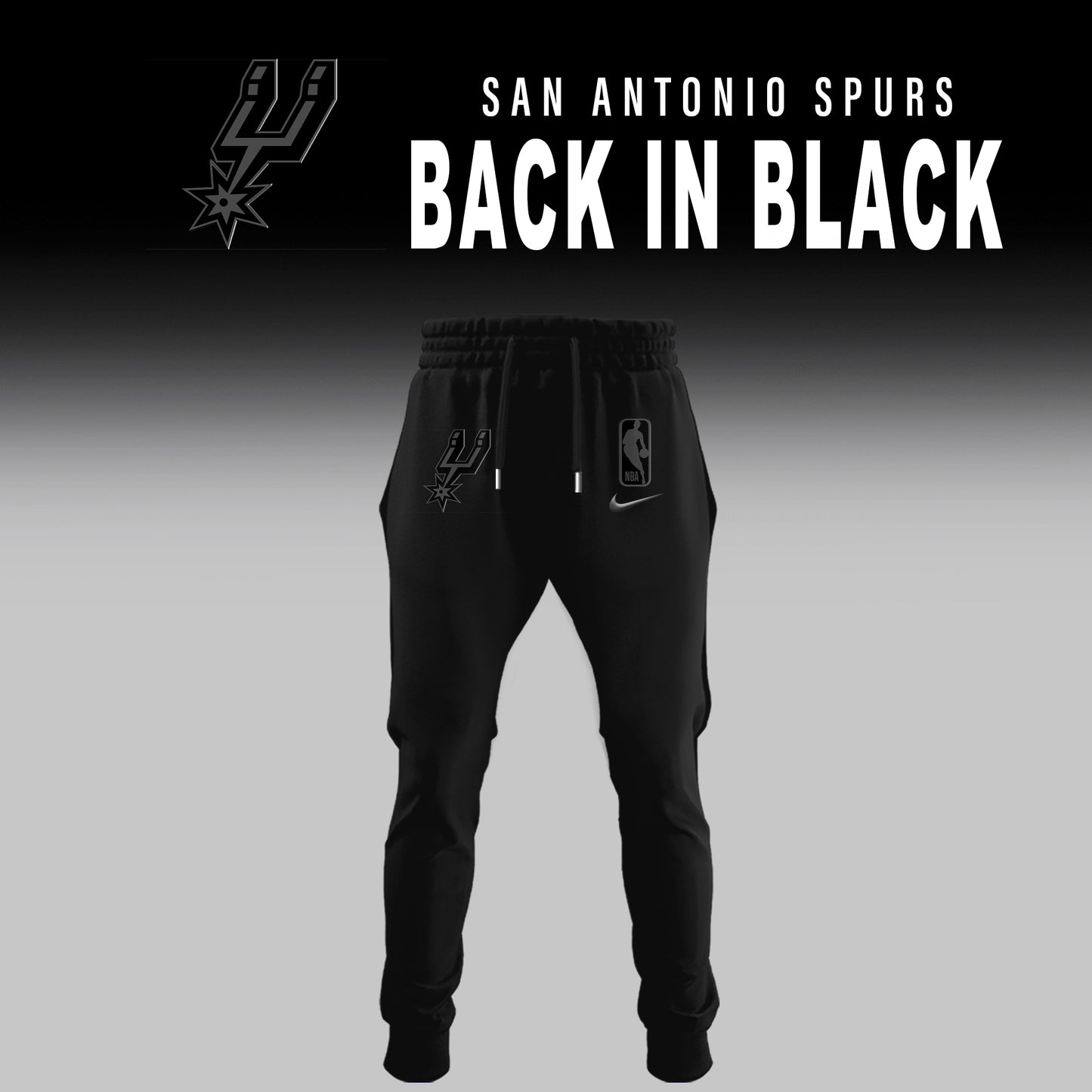 San Antonio Spurs Back in Black Limited Edition Shirt | AP42