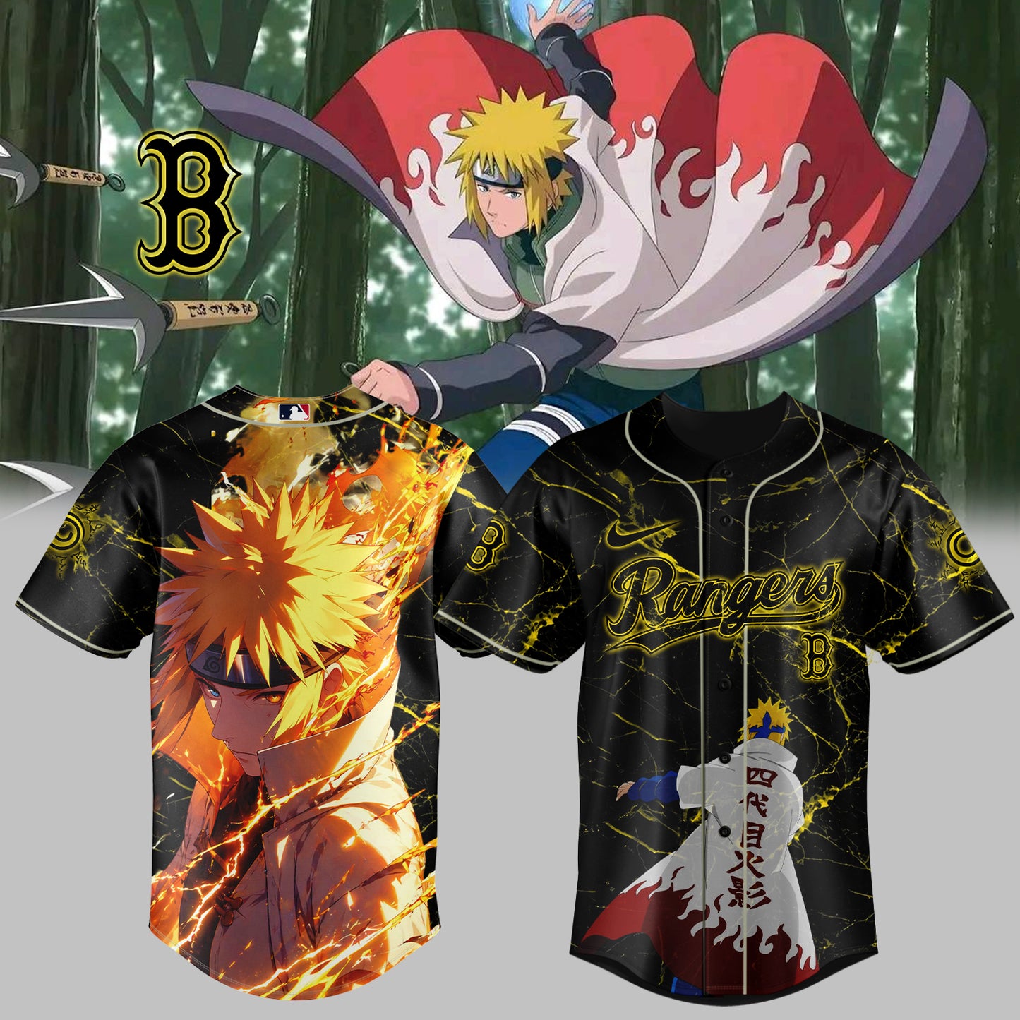 MLB ALL TEAM x Naruto "Minato" Limited Jersey | CA20