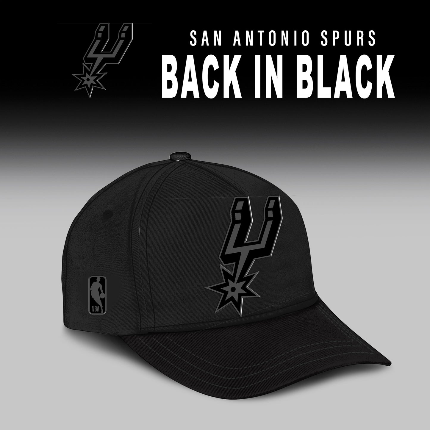 San Antonio Spurs Back in Black Limited Edition Shirt | AP42