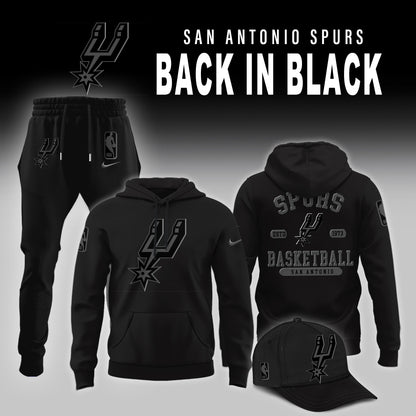 San Antonio Spurs Back in Black Limited Edition Shirt | IW46