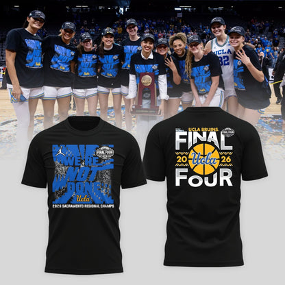 UCLA 2026 Women Basketball Five Four Champion T-Shirt Black Ver 11