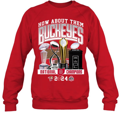Ohio State Buckeyes Shirt National Champions Limited Edition, HOW ABOUT THEM BUCKEYES 2024