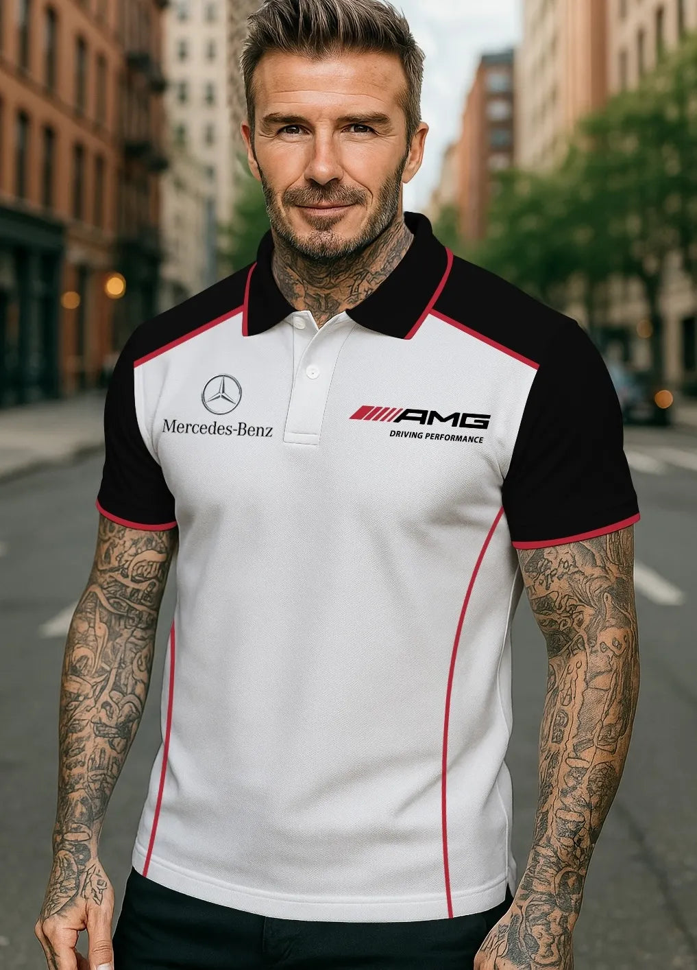 High Quality Men's Mercedes Polo Shirt