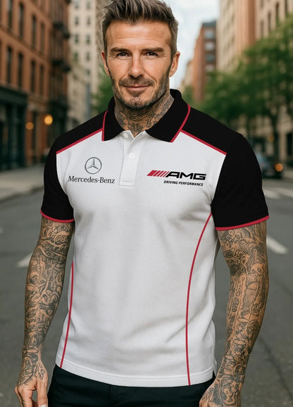 High Quality Men's Mercedes Polo Shirt
