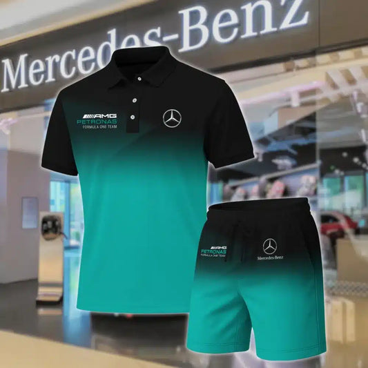 High Quality Men's Mercedes Polo Set MERCEDES-PO+STK-MR01498702