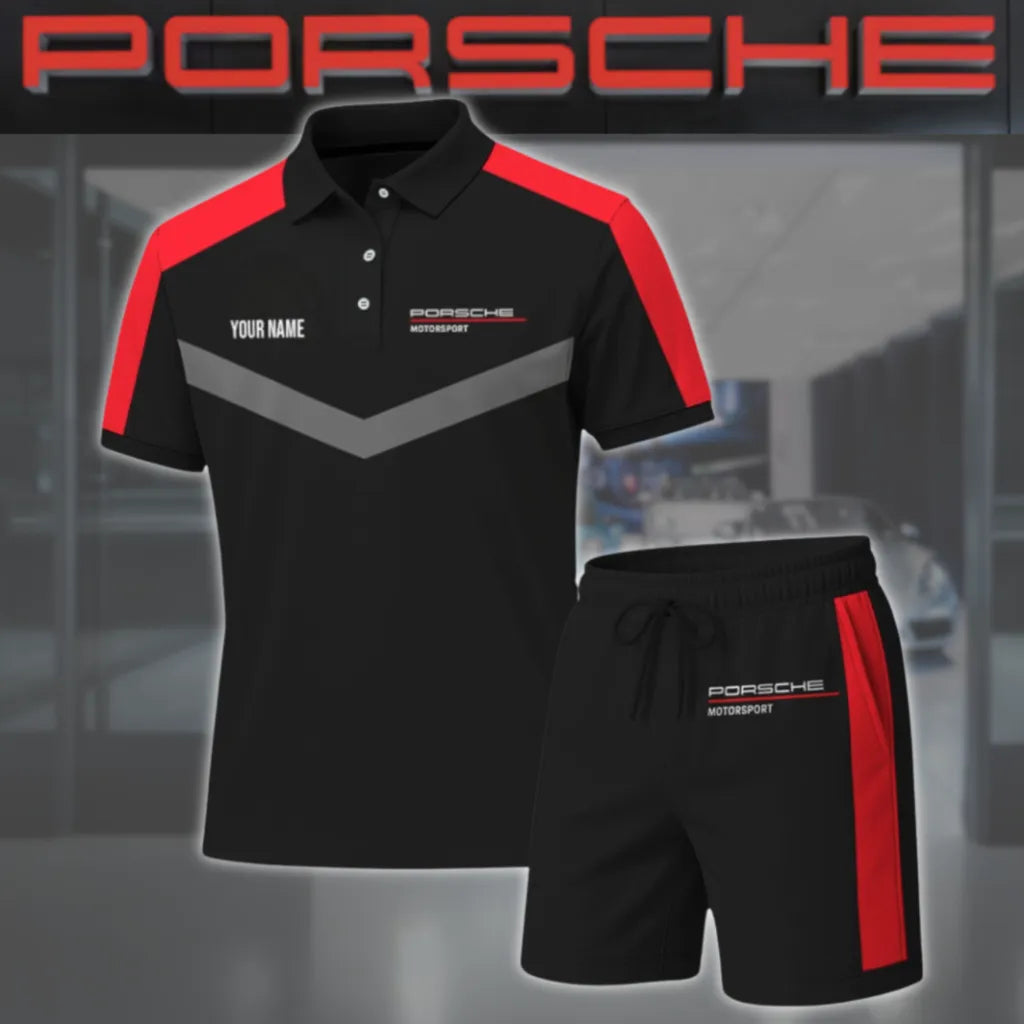 High Quality Customized Men's Porsche Polo Set PORSCHE-PO+STK-PS0741101
