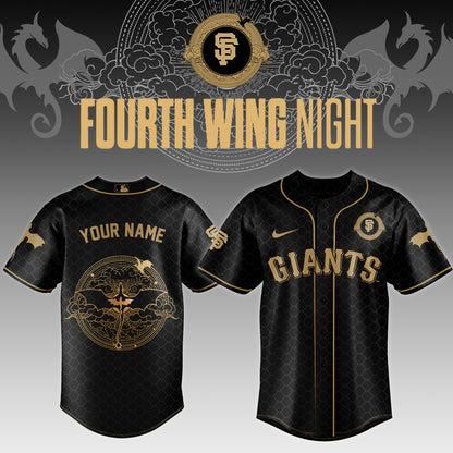 MLB ALL TEAMS x Fourth Wing Night Jersey (Custom Name) | ED50