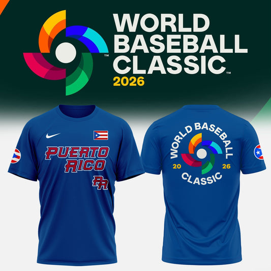Puerto Rico Baseball T-Shirt 2026 World Baseball Classic