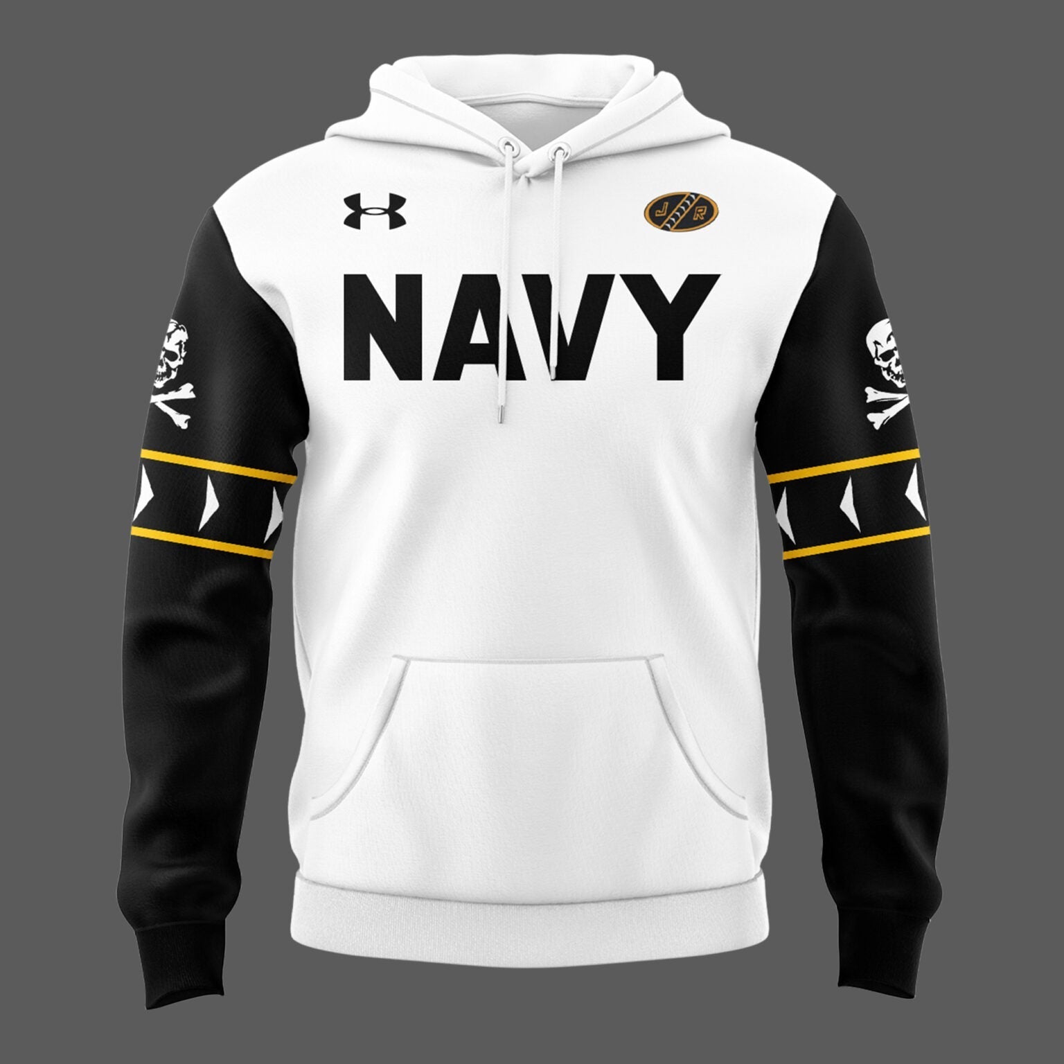 Special 2025 Jolly Rogers Navy Midshipmen Baseball Hoodie